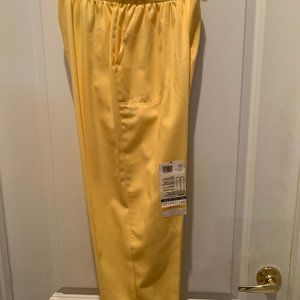 NWT  Size 12 PETITE Bright Yellow Pull on Pants